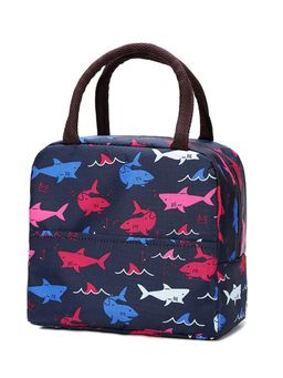 House of Quirk - Insulated Thermal Lunch Bag Picnic Organizer Storage Bag (Blue)