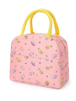 House of Quirk - Insulated Thermal Lunch Bag Picnic Organizer Storage Bag (Pink)