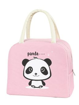 House of Quirk - Lunch Bag Thermal Cooler Lunch Bag Picnic Organizer Storage Bag (Pink)