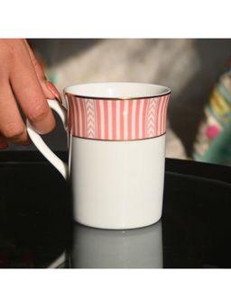 ICHKAN - Stripe Pink Classic Coffee Mugs (Pack of 2)