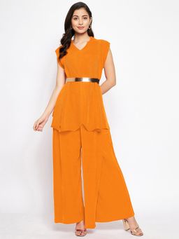 Uptownie - Criss Cross Pleated Top-Yellow