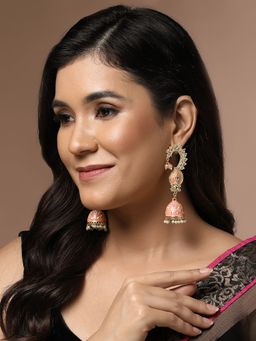 PANASH - Gold Plated Contemporary Jhumka