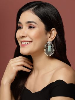 PANASH - Silver Plated Animal Shaped Drop Earrings