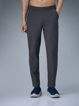 Technosport - Men Solid Relaxed Fit Sports Trackpants