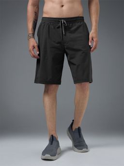 Technosport - Men Solid Slim Fit Sports Shorts