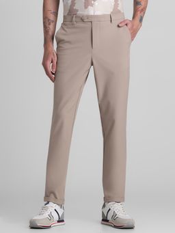 Jack & Jones - Brown Slim Fit Stretch Pants