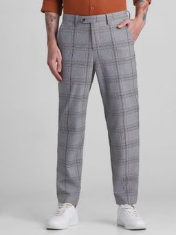 Jack & Jones - Grey Slim Fit Stretch Trouser