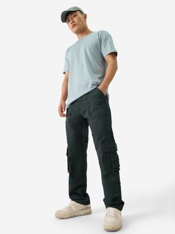 The Souled Store - Solids: Greenlake Men Cargo Jeans