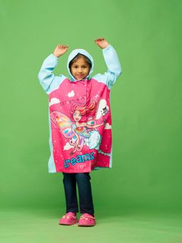 ZEEL - Barbie Fashionista Girls Blue Raincoat