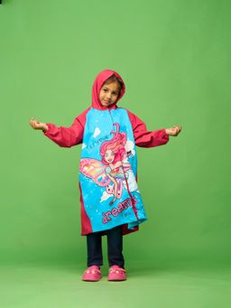 ZEEL - Barbie Fashionista Girls Pink Raincoat