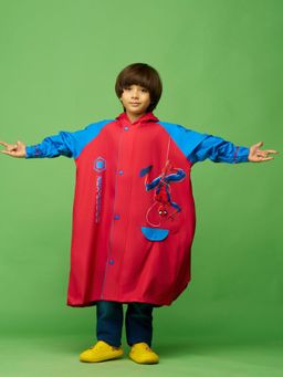 ZEEL - Spiderman Protector Boys Red Raincoat