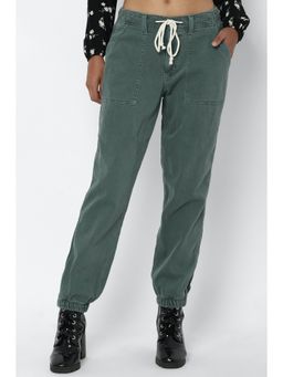 American Eagle - Women Green Stretch Tomgirl Utility Jogger