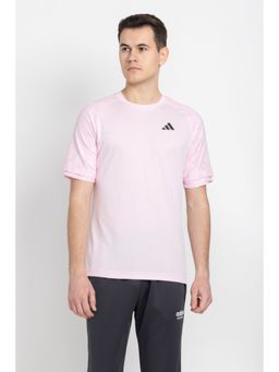 adidas - Men MEL Raglan Tee Pink Tennis T-Shirt