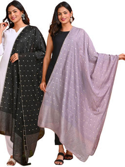 Hella Fashions - Multi-Colour Party Dupatta