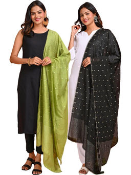 Hella Fashions - Multi-Colour Party Dupatta