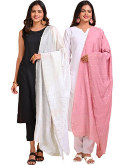 Hella Fashions - Multi-Colour Party Dupatta