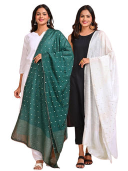 Hella Fashions - Multi-Colour Party Dupatta