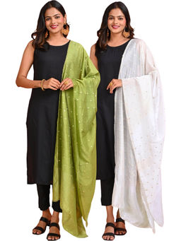 Hella Fashions - Multi-Colour Party Dupatta