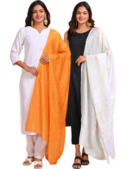 Hella Fashions - Multi-Colour Party Dupatta