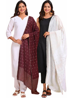 Hella Fashions - Multi-Colour Party Dupatta