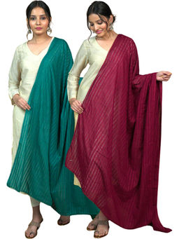 Hella Fashions - Multi-Colour Cotton Dupatta