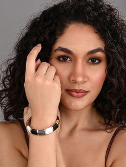 REENISAA - Women'S Enamel Voyage Colorblock Bangle