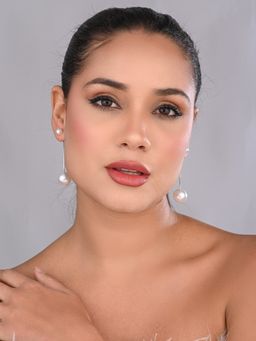 REENISAA - Luna Pearl Drop Earrings