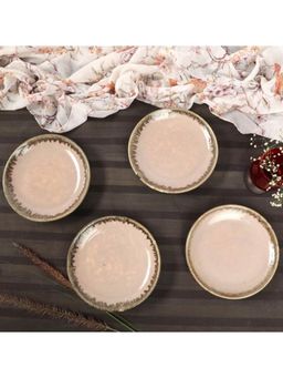 Amalfiee Ceramics - Exclusive Sarvottam Quarter Salad Plate Set Of 4