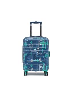 Uppercase - Jfk Hard Luggage Trolley Bag Denim Navy Blue