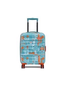 Uppercase - Jfk Hard Luggage Trolley Bag Teal Blue