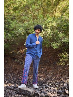 Nirmooha - Blue Linear Vogue Shirt