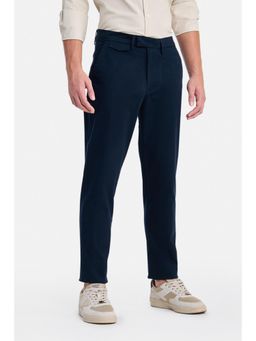 Snitch - Navy Blue Washed Trouser for Men