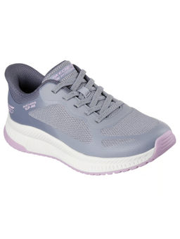 SKECHERS - Women Bobs Squad Grey Running Shoes