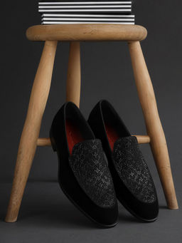 Metro - Men Black Loafers