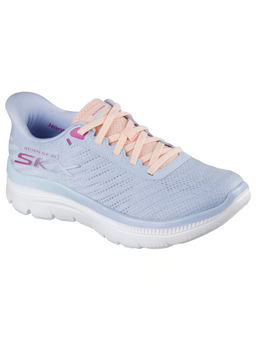 SKECHERS - Women Summits Plus - Bright Burst Blue Running Shoes