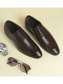Metro - Men Brown Lace Up Derbies
