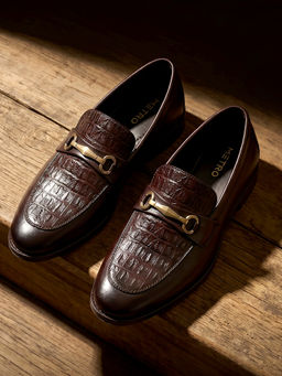 Metro - Men Brown Timeless Slip-Ons Loafers