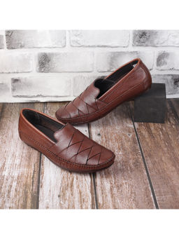 Mochi - Men Brown Casual Loafers