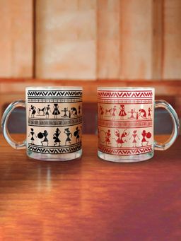 Indigifts - Transparent Mug, Coffee Mug For Decoration, Printed Coffee Mug