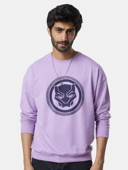 The Souled Store - Black Panther Graphic Panther Men Oversized Sweatshirts