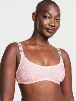 Victoria's Secret - Pink Shine Strap Lace Scoop Bralette