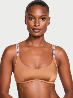 Victoria's Secret - Beige Shine Strap Scoop Bralette