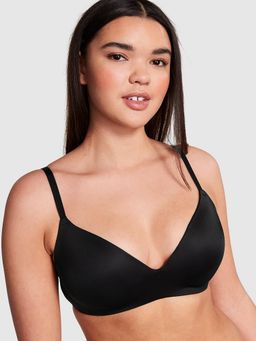 Victoria's Secret - PINK Wear Everywhere Wear Everywhere Wireless Push-Up Black Bra