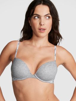 Victoria's Secret - PINK Wear Everywhere Wear Everywhere Super Push-Up Grey Bra