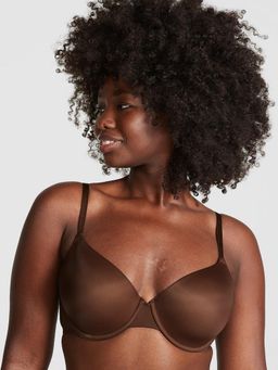 Victoria's Secret - PINK Wear Everywhere Lightly Lined T-Shirt Brown Bra