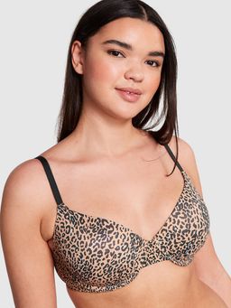 Victoria's Secret - Wear Everywhere Lightly Lined T-Shirt Printed Bra