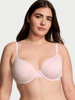 Victoria's Secret - The T-Shirt Lightly Lined Cotton Demi Pink Bra