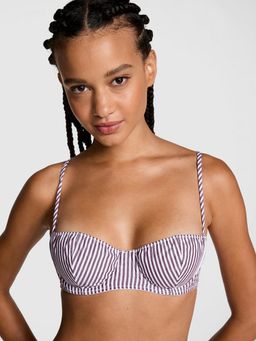 Victoria's Secret - PINK Cotton Unlined Balconette Pink Bra