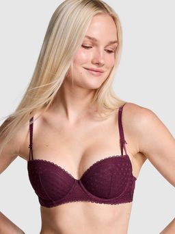 Victoria's Secret - PINK Wink Push-Up Balconette Purple Bra