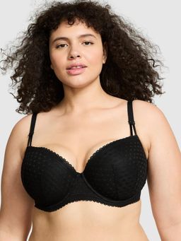 Victoria's Secret - PINK Wink Push-Up Balconette Black Bra